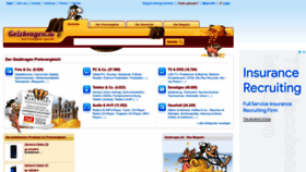 What Geizkragen.de website looked like in 2022 (3 years ago)