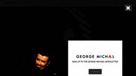 What Georgemichael.com website looked like in 2022 (1 year ago)