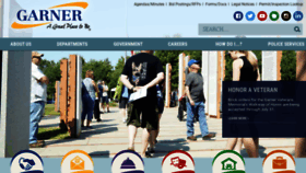 What Garnernc.gov website looked like in 2022 (1 year ago)