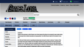 What Gameslore.com website looked like in 2022 (2 years ago)