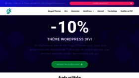 What Geekeries.fr website looked like in 2022 (2 years ago)