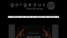 What Gorgeoussalons.co.uk website looked like in 2022 (1 year ago)