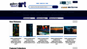 What Gallerydirectart.com website looked like in 2022 (1 year ago)