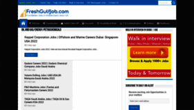 What Gulfjobcareers.com website looked like in 2022 (1 year ago)
