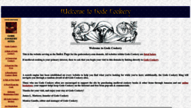 What Godecookery.com website looked like in 2022 (1 year ago)