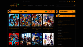 What Gogoanime.ee website looked like in 2022 (1 year ago)