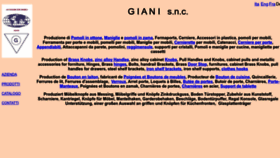 What Giani.com website looked like in 2022 (1 year ago)