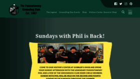 What Groundhog.org website looked like in 2022 (3 years ago)