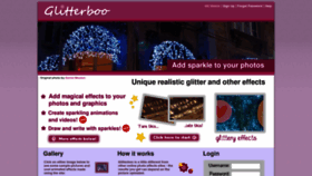 What Glitterboo.com website looked like in 2022 (2 years ago)