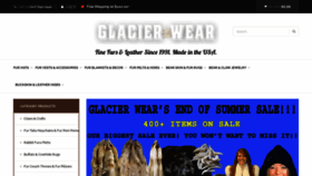 What Glacierwear.com website looked like in 2022 (1 year ago)