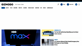 What Gizmodo.de website looked like in 2022 (1 year ago)