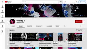 What Geenstijl.tv website looked like in 2022 (1 year ago)