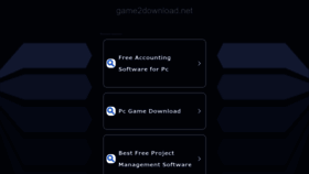 What Game2download.net website looked like in 2022 (1 year ago)