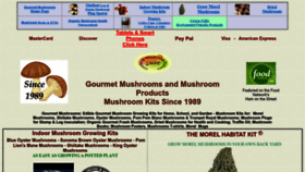 What Gmushrooms.com website looked like in 2022 (1 year ago)