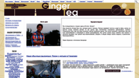 What Gingertea.ru website looked like in 2022 (2 years ago)