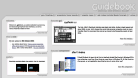What Guidebookgallery.org website looked like in 2022 (1 year ago)