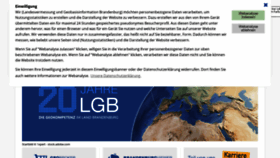 What Geobasis-bb.de website looked like in 2022 (1 year ago)