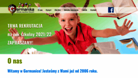 What Germanika.info website looked like in 2022 (1 year ago)