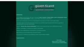 What Guventicaret.com.tr website looked like in 2022 (1 year ago)