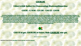 What Gsoh.de website looked like in 2022 (1 year ago)