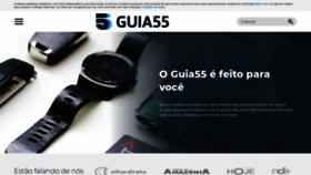 What Guia55.com.br website looked like in 2022 (1 year ago)