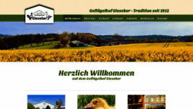 What Gefluegel-gieseker.de website looked like in 2022 (1 year ago)