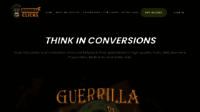 What Gorillaclicks.com website looked like in 2022 (1 year ago)