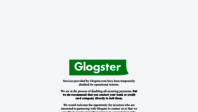 What Glogster.com website looked like in 2022 (1 year ago)