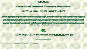 What Gegw.de website looked like in 2022 (1 year ago)