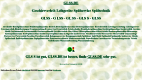 What Glss.de website looked like in 2022 (4 years ago)
