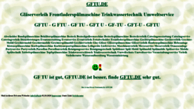 What Gftu.de website looked like in 2022 (1 year ago)