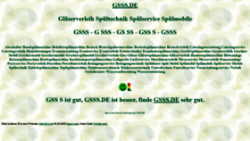 What Gsss.de website looked like in 2022 (2 years ago)