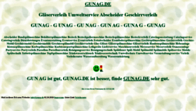 What Gunag.de website looked like in 2022 (4 years ago)