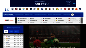 What Golperu.pe website looked like in 2022 (1 year ago)