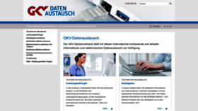 What Gkv-datenaustausch.de website looked like in 2022 (3 years ago)