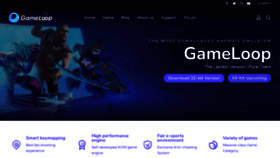 What Gameloop.fun website looked like in 2022 (1 year ago)