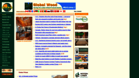 What Globalwood.org website looked like in 2022 (1 year ago)