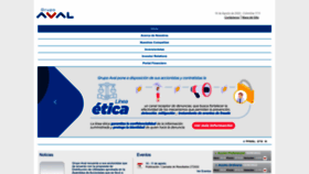 What Grupoaval.com website looked like in 2022 (1 year ago)