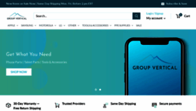 What Groupvertical.com website looked like in 2022 (1 year ago)
