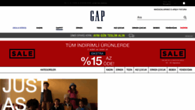 What Gap.com.tr website looked like in 2022 (1 year ago)