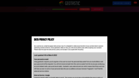 What Geotastic.net website looked like in 2022 (1 year ago)