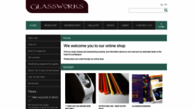 What Glassworks.be website looked like in 2022 (3 years ago)