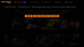 What Grantorrents.org website looked like in 2022 (2 years ago)