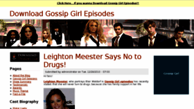 What Gossipgirl.download-tvshows.com website looked like in 2011 (13 years ago)