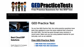 What Gedpracticetest.net website looked like in 2022 (1 year ago)