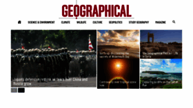 What Geographical.co.uk website looked like in 2022 (1 year ago)