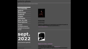 What Galerie-photo.com website looked like in 2022 (1 year ago)
