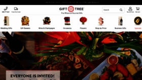 What Gifttree.com website looked like in 2022 (1 year ago)