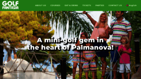 What Golffantasia.com website looked like in 2022 (1 year ago)
