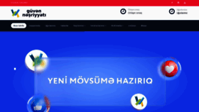 What Guvennesriyyati.az website looked like in 2022 (1 year ago)